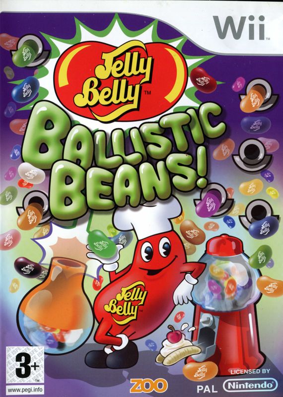 Jelly Belly: Ballistic Beans box art for Wii
